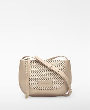 Raffia texture Dorna crossbody