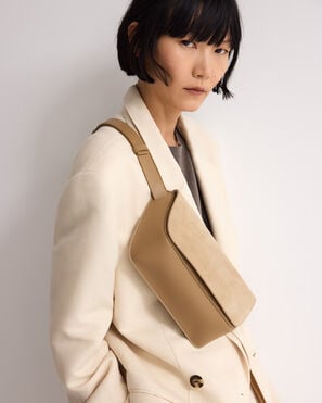 Riñonera Dorna serraje mujer