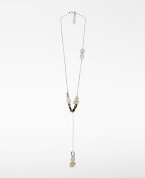 Pearl and ceramic necklace