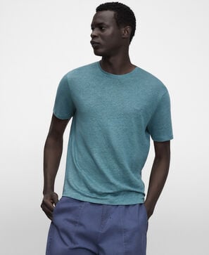 European linen regular fit T-shirt