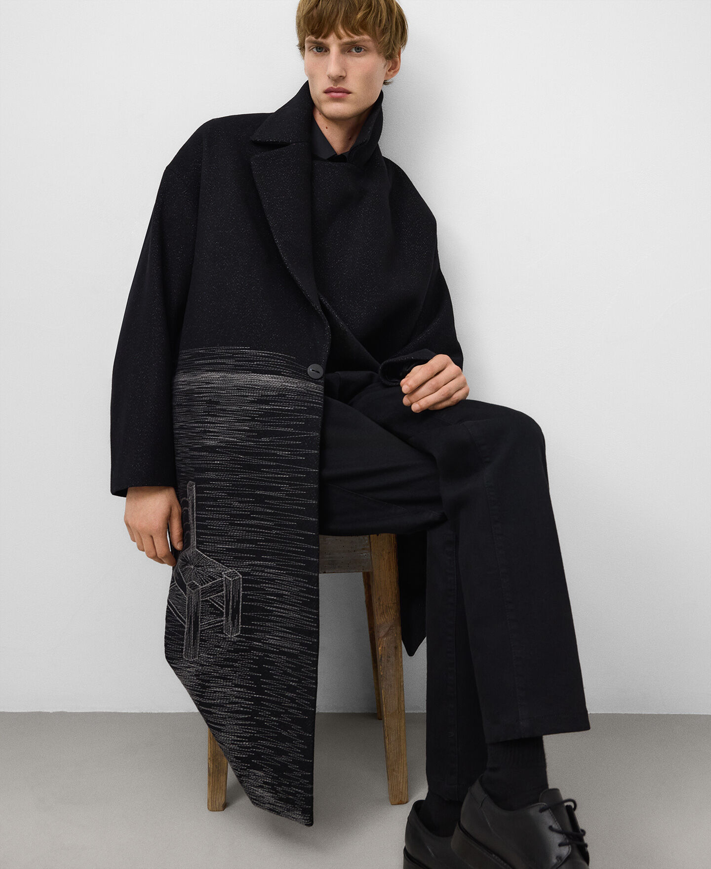 Adolfo Dominguez Jacket Blazer 80s Adolfo Dominguez Wool Mohair Coat