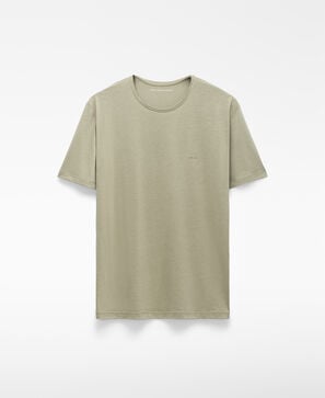 Camiseta regular fit lyocell algod&oacute;n