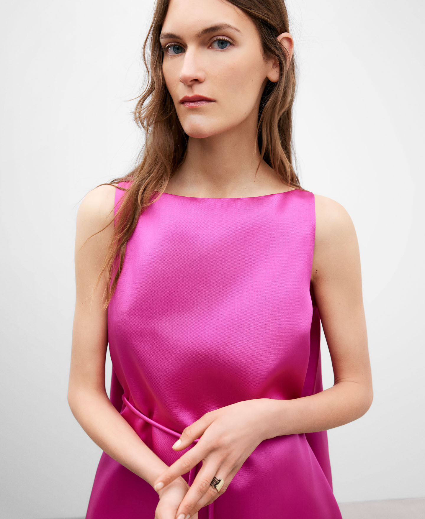 Vestido rosa deals adolfo dominguez