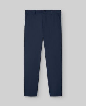 Microtextured chino trousers man