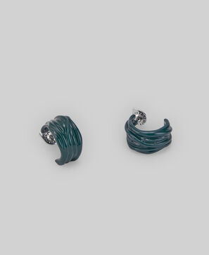Aros met&aacute;licos tubulares mujer