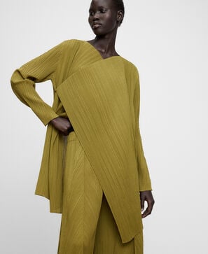 Crinkle unstructured jacket