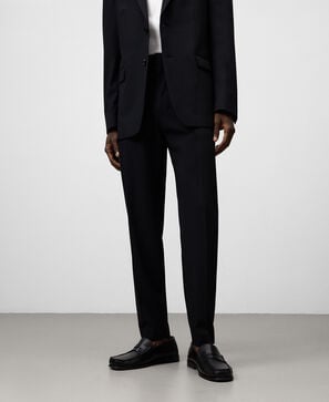 Slim fit tailored trousers man