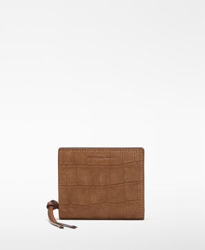 Cartera Mica serraje