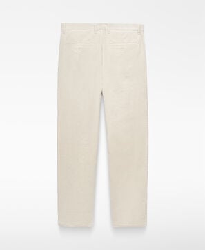 Corduroy chino trousers
