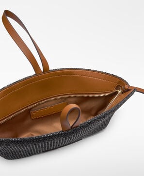 Mini bolso Eclipse textura rafia