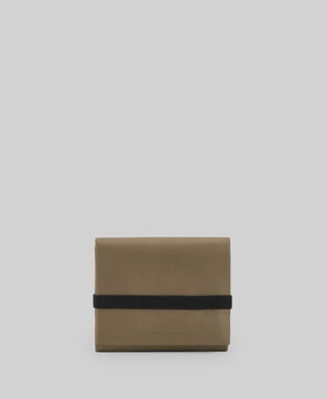 Cartera cuadrada piel responsable hombre