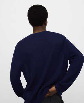 Jersey punto abierto lino europeo