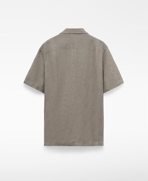 Linen bowling collar shirt