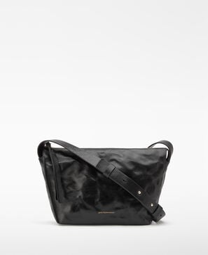 Ori&oacute;n washed leather large crossbody