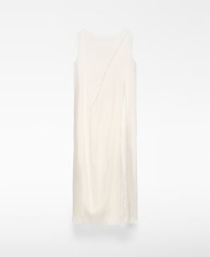 Vestido midi globo pinzas