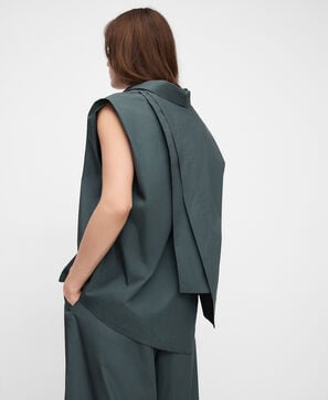 Organic cotton back panels shirt