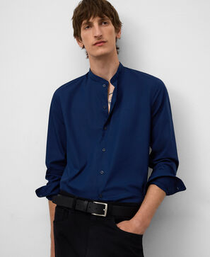 Regular fit Mandarin collar shirt man