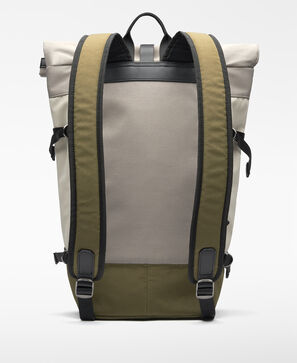 Combined roll-top backpack