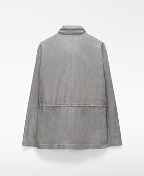 Waxed linen safari jacket