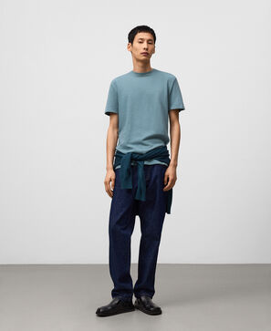 T-shirt texturé en coton biologique homme