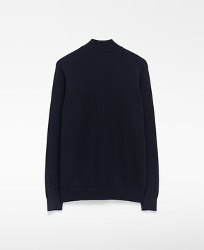 Organic cotton knit cardigan