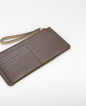 Dorna leather tricolor large coin purse