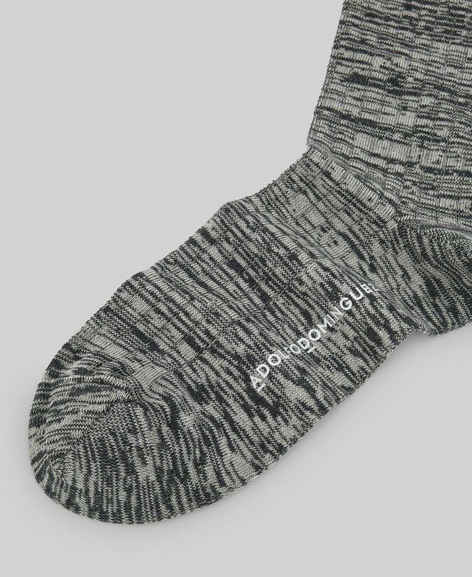 Adolfo dominguez Calcetines jaspeados punto hombre Rebajas Ropa