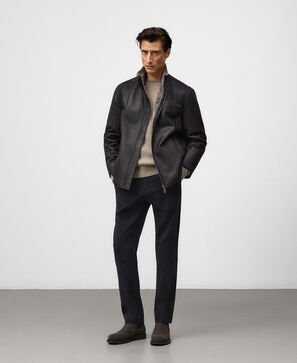 Chaqueta Piel No Piel cuello tira hombre