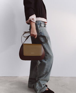 Dorna leather tricolor citybag