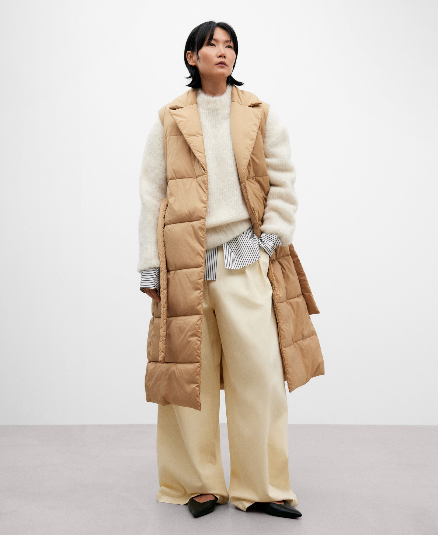 Veste sans manche longue sales