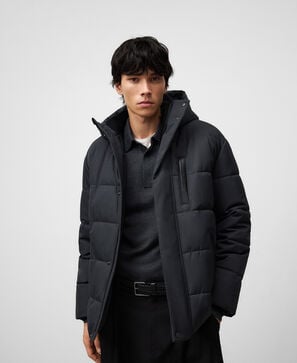 Padded jacket with hood man