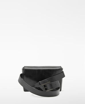 Bolso cintur&oacute;n piel