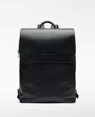 black leather briefcase backpack Small Portrait The Leather Satchel Co. (INT'L) shoulder bag Professor backpack II