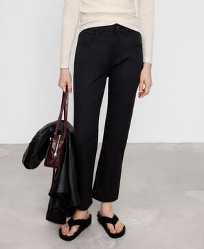 Comfort denim trousers