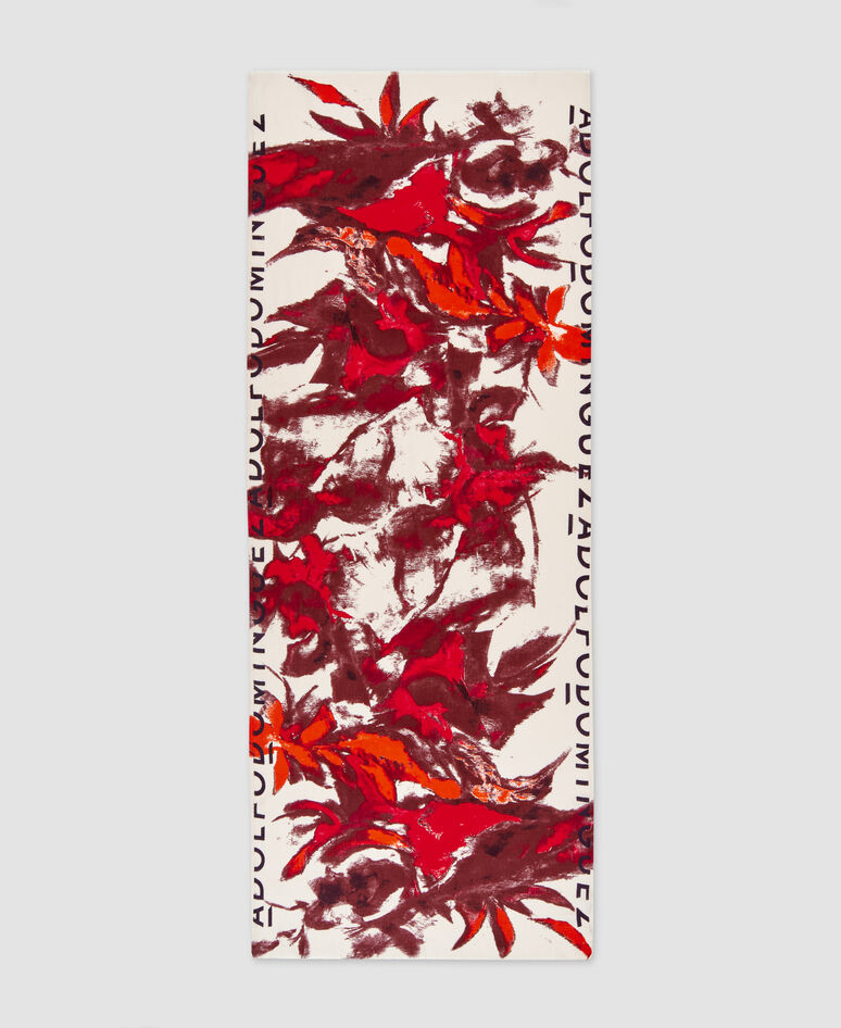 Xaile estampado em algod&atilde;o org&acirc;nico