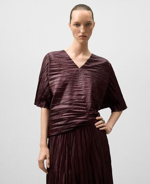 Top crinkle Piel No Piel mujer