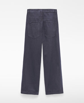 Pantal&oacute;n pierna ancha denim algod&oacute;n