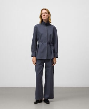 Pantalón tobillero recto mujer