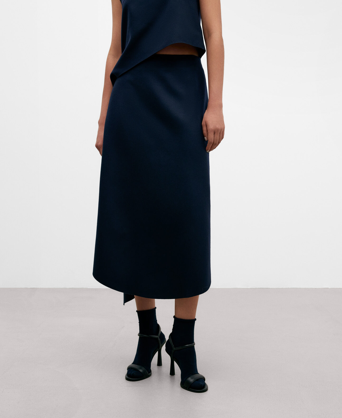 Navy best sale skirt fabric