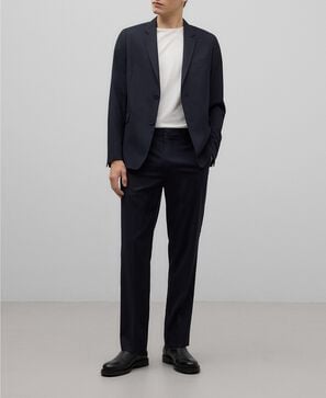 Regular fit tailored trousers
