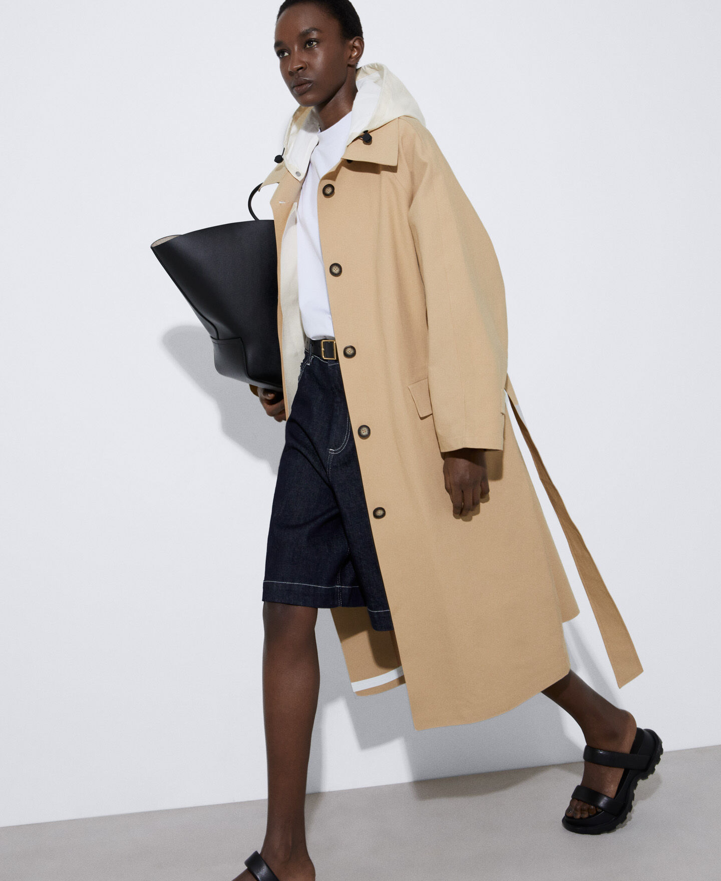 Gabardina con capucha desmontable | AD España
