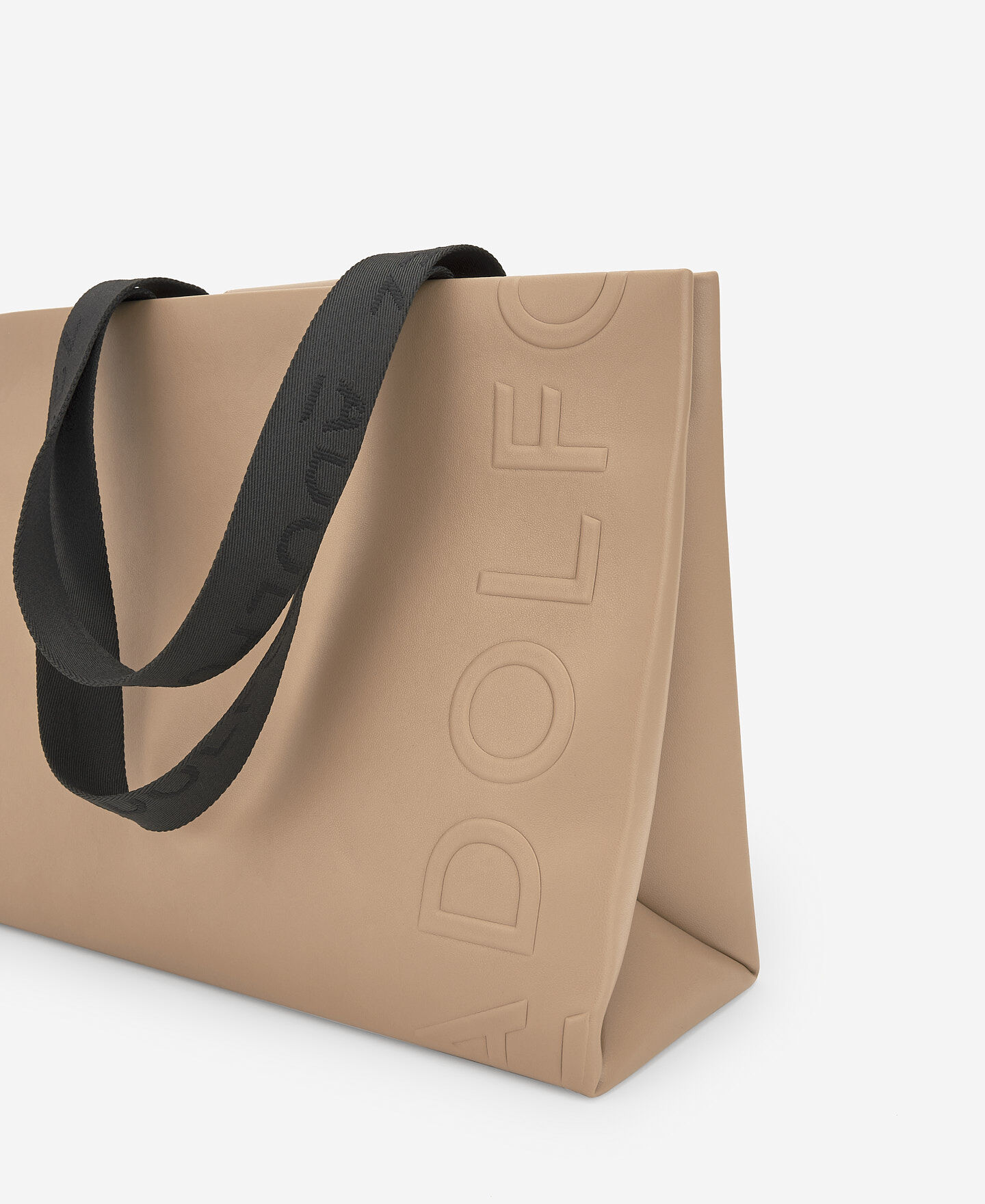 Bolso shopper color topo para mujer AD Espa a