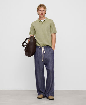 Polo piqu&eacute; melange