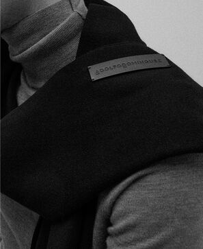 Plain cotton scarf man
