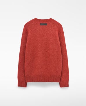 Camisola de manga raglan com alpaca