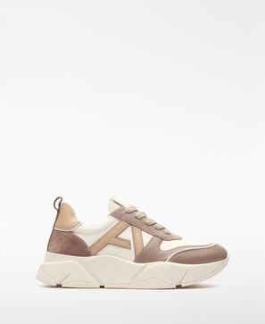 Baskets &agrave; plateforme maxi logo