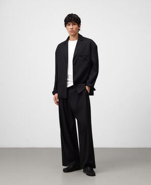 Pantalón oversize doble pinza hombre