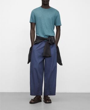 European linen regular fit T-shirt