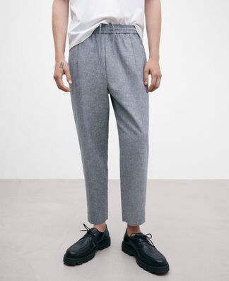 Mixed blue jogger trousers
