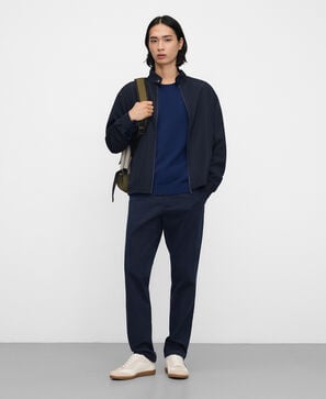 Camisola com gola alta em algod&atilde;o org&acirc;nico